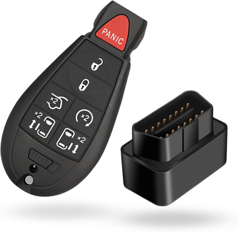 Smart Key Solution Keyless Entry Remote Compatible for Chrysler Town and Country Dodge Grand Caravan 2008 2009 2010 2011 2012 2013 2014 2015 2016 2017 2018 Car Keyless Entry Remote Control M3N5WY783X IYZ-C01C - Image 5